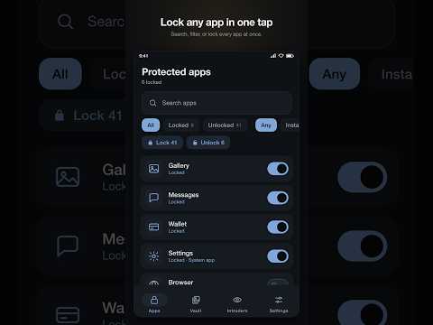 AppLock video thumbnail