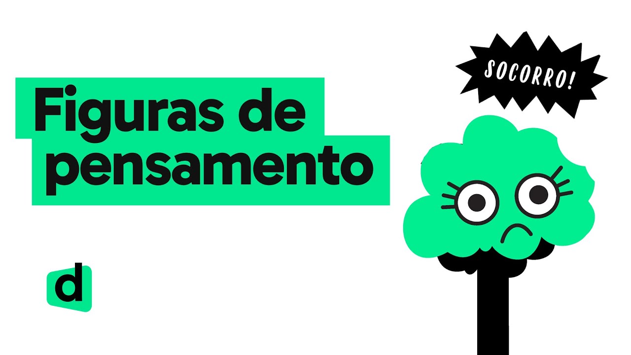 FIGURAS DE PENSAMENTO | PORTUGUÊS | Mapa Mental | Quer Que Desenhe