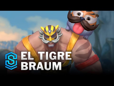El Tigre Braum Wild Rift Skin Spotlight