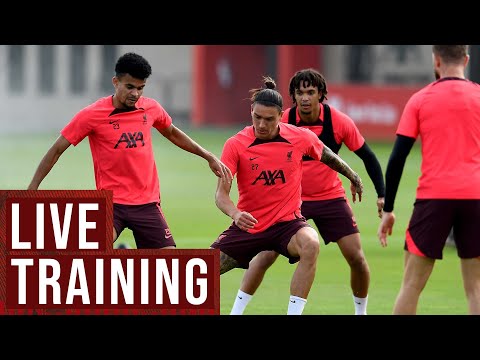 Live Training: Liverpool's final preparations ahead of UEFA Champions League tie vs Napoli