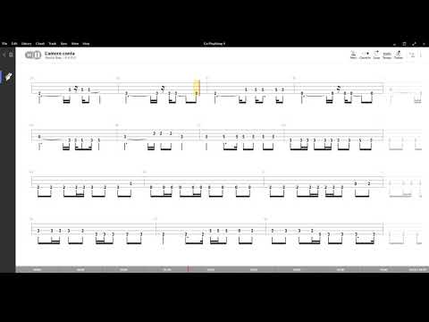 L'amore conta ( Ligabue ) ,Tablatura e base Senza Basso - Backing bass track