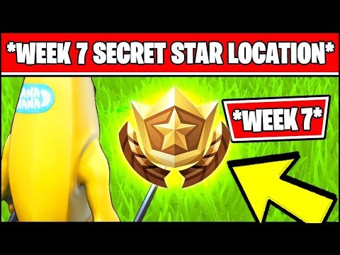 WEEK 7 SECRET BATTLE STAR LOCATION GUIDE SEASON 10 - secret battle star week 7 season X