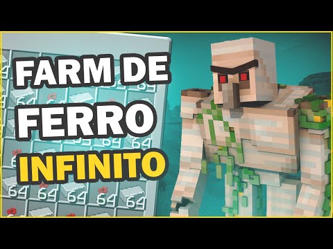 FARM DE FERRO sem ZUMBI - MINECRAFT 1.16 e 1.17