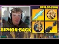 CLIX *FREAKS OUT* After PLAYING First GAME Of Fortnite Season 2 & Reacts To SIPHON Back! (Fortnite)