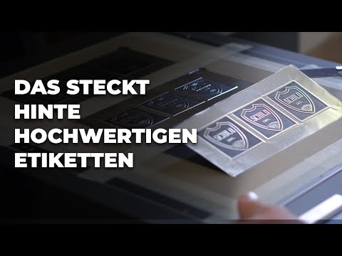 Production von Metall stickers/etiketten Schild inc