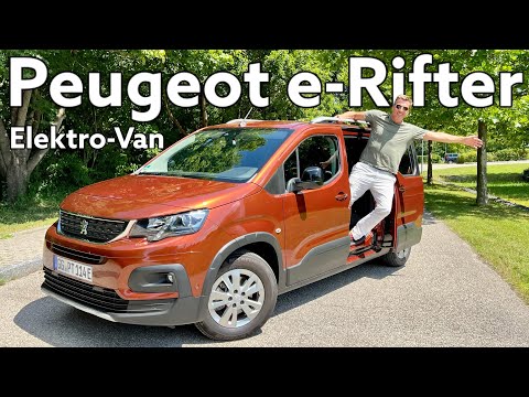 Peugeot e-Rifter L2 (50 kWh): Van mit Elektro-Antrieb und Schiebetüren im Test | Review | 2022