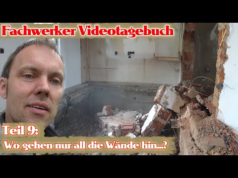 Fachwerkhaus VLog #9 - Alles muss raus - Erst der Keller, dann die Wand!