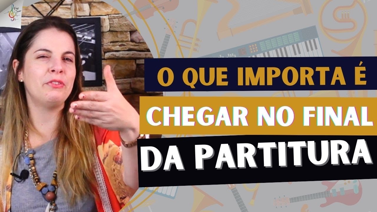 Nunca faça isso na sua primeira leitura da partitura