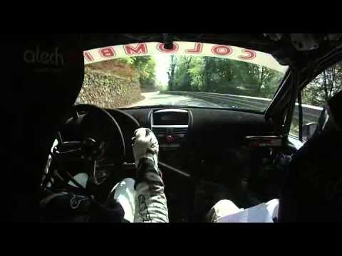 Cameracar vincitori assoluti Rally di Varallo 2014 Colombi-Turati 207 S2000 - PS 1