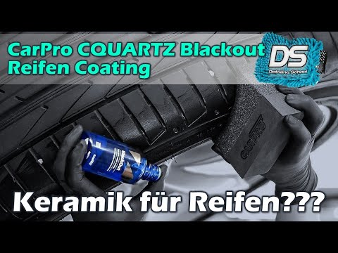 CarPro CQUARTZ Blackout - Tire coating with 6 months of service life - The long-term test begins