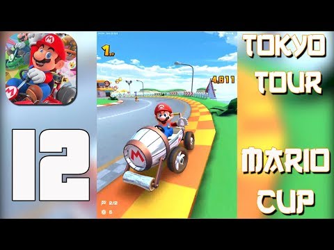 Mario Kart Tour - Gameplay Walkthrough part 12 - 200 cc Tokyo Tour Mario Cup(iOS,Android)