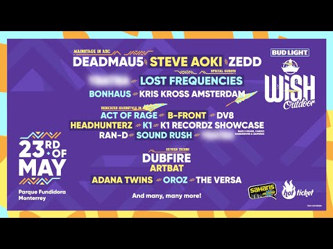 WiSH Outdoor Mexico 2020 - Line-up