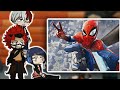 Class 1A React To Deku As SpiderMan Gacha React MHA