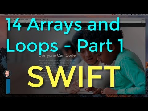 14 Arrays and Loops, Part 1 - Intro to App Development with Swift