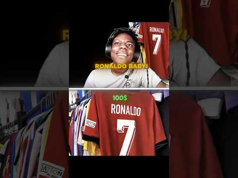 ishowspeed watches priceless ronaldo jersey 🤑💸