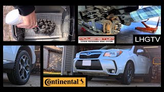 LHGTV // 2015 Forester XT Gets New Shoes and Rear Brake Pads // Charcoal BBQ Break-In //