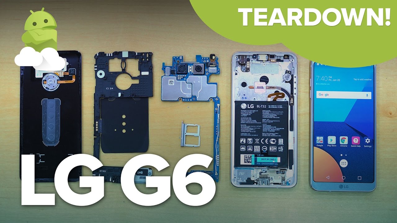 LG G6 Hardware Teardown! - YouTube