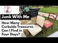 Junk with Me - How Many Curbside Treasures Can I Find in Four Days?