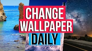 How to change your wallpaper DAILY! | Dynamic theme Windows 10 | Harrison Broadbent