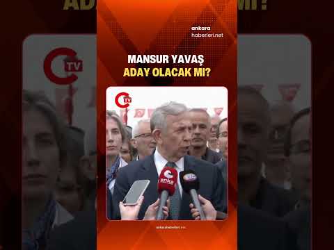Mansur Yavaş'tan Cumhurbaşkanlığı Sorusuna Net Yanıt: "Gündemimizde Ankara Var"