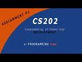 CS 202 Assignment 01Fall 2019 For Virtual University OF Pakistan S Students