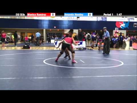WM 63 KG 3rd - Monica Ramirez (Lindenwood) vs Amanda Hendey (TMWC)