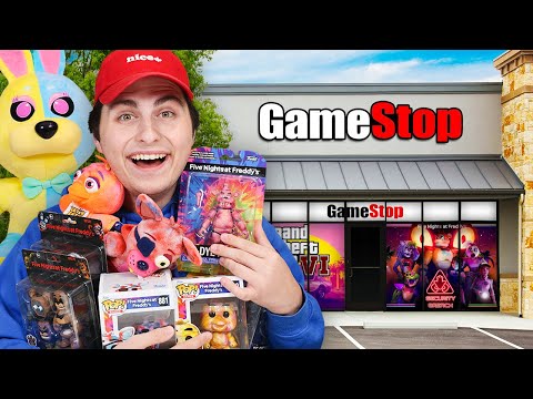 I Bought Everything Five Nights At Freddy's At GameStop!