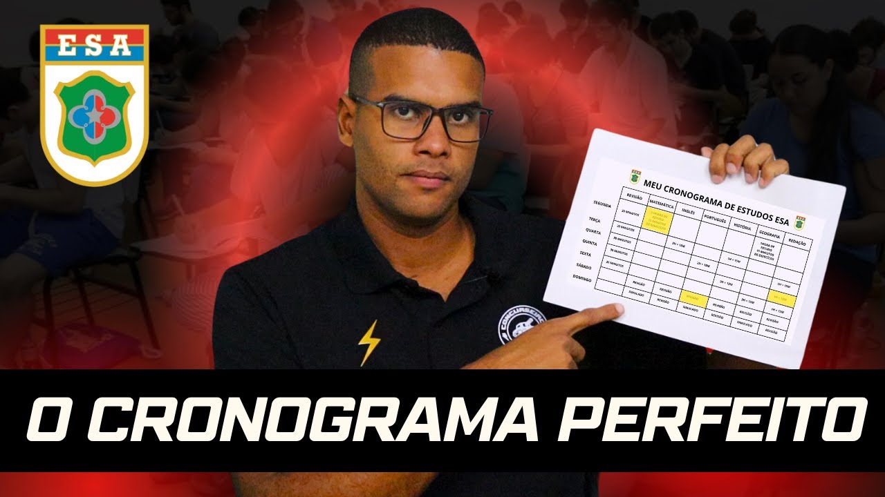 Cronograma de estudo pra ESA que eu usei pra ser aprovado de primeira!