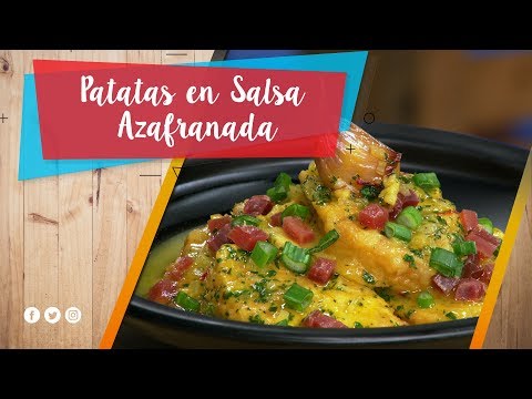 Patatas en Salsa Azafranada / La Pera Limonera