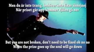 Kapten Röd - Trasig (Lyrics&amp;Eng Sub)