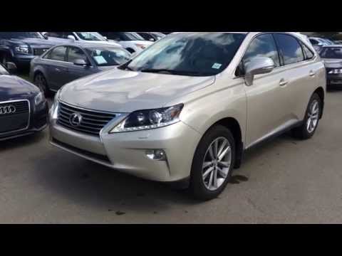 Lexus Certified Pre Owned Gold on Parchment 2013 Rx 350 AWD Review - Red Deer, ALbert