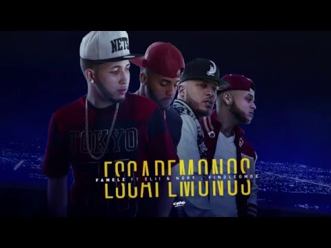 Escapemonos - Fa Melz ft Elii&Nory, Kingleomoe (lyric video) by CRGDesign