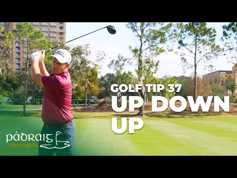 HOW NOT TO TOP THE GOLF BALL (“UP  DOWN UP" TECHNIQUE) | Paddy's Golf Tip #37 | Padraig Harrington