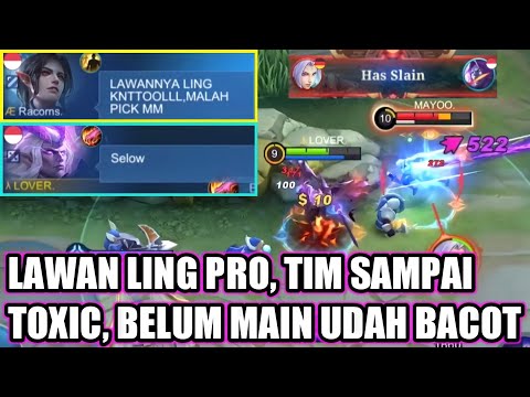 MOSKOV AKU DI REMEHKAN TIM SENDIRI, KARENA KETEMU LING PRO - MOBILE LEGENDS