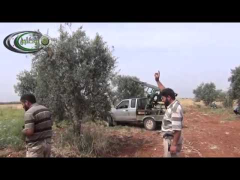 استهداف تجمع لقوات النظام بصورايخ غراد في دير محردة في محافظة حماة