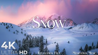 SNOW • Winter Relaxation Film 4K - Peaceful Rela
