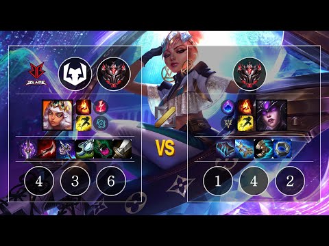 BRB Jiin Qiyana vs Syndra Mid - KR GrandMaster Patch 10.10