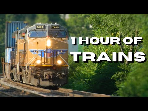 1 Hour of Trains!! Foreign Power, Heritage Unit's and more! (150 Sub special)