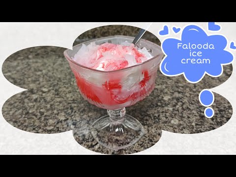 Faloode ice cream with faloode I seviyan (Noodles) ki Easy Recipe 🍨🍨🍜