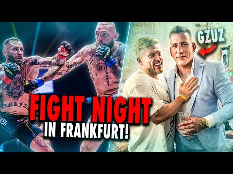 Ringside beim Eckerlin Kampf | Frankfurt MMA Vlog