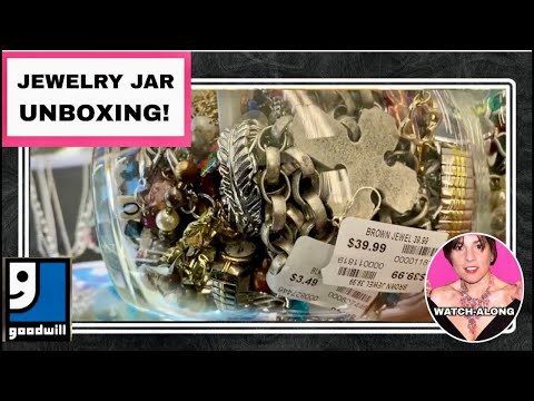Goodwill Jewelry Jar Unboxing! Is Anything Good Enough To Keep Or Sell?
