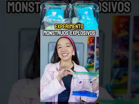 EXPLOSIVE MONSTERS - Homemade Experiment