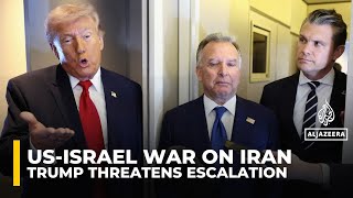 Trump threatens to expand attacks in Iran, claims Tehran's military capability 'wiped out'