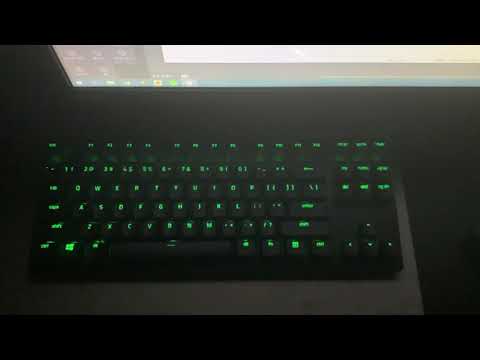 razer huntsman v2 tenkeyless (purple, clicky axis)