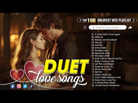 DUET LOVE SONGS ❤️Beautiful Songs 2025❤️THE BEST DUET LOVE SONGS 70'S 80'S 90'S
