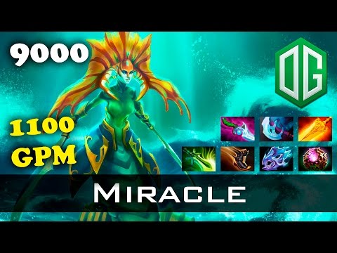 Miracle Naga Siren 1100 GPM - 9000 MMR Dota 2