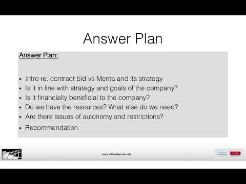 MCS May 2018 Class 1 - 10min Strategy