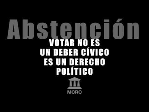 Votar no es un deber cívico, es un derecho político