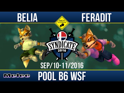 SYN2016 - beLia (Neutral Fox) Vs Feradit (Fox) - SSBM Pool B6 WSF