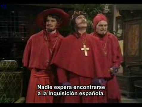 Nobody expects the Spanish Inquisition